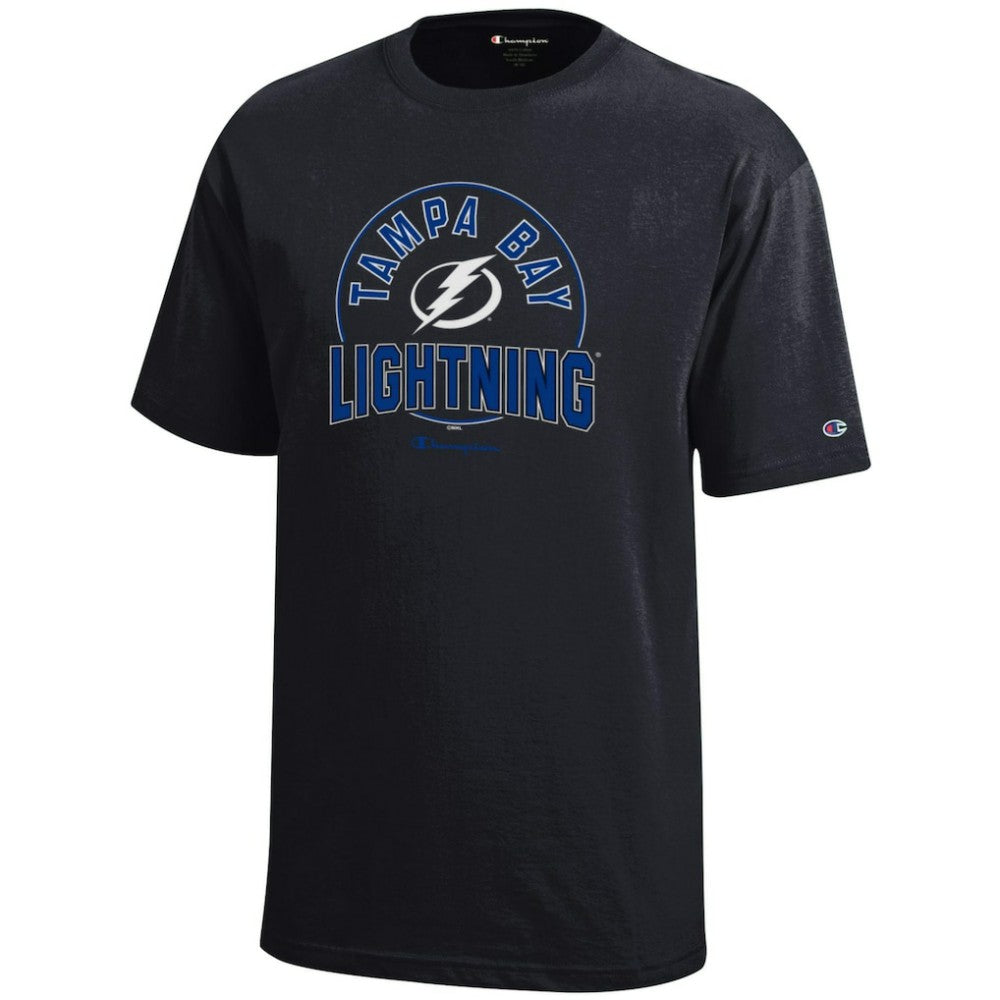 Tampa Bay Lightning Champion Youth Jersey T-Shirt - Black | NHL Clearance
