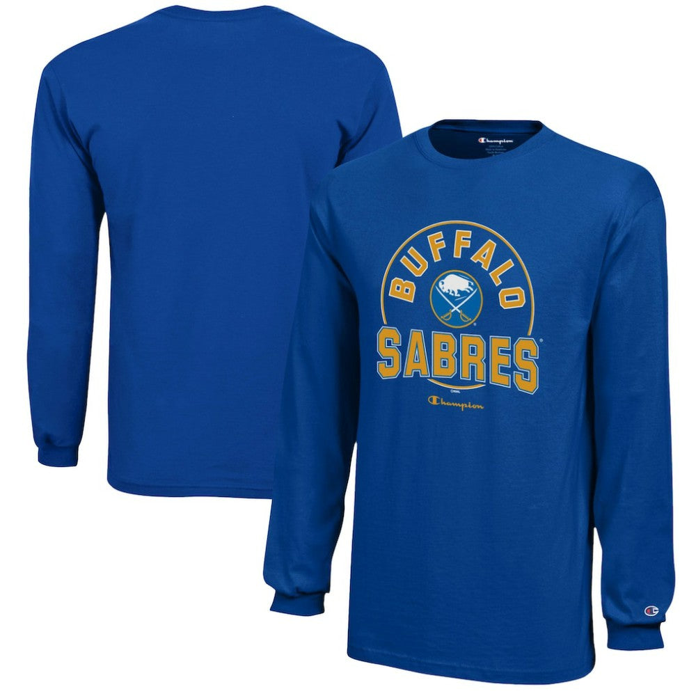 Buffalo Sabres Champion Youth Long-Sleeve Jersey T-Shirt - Royal | NHL sale
