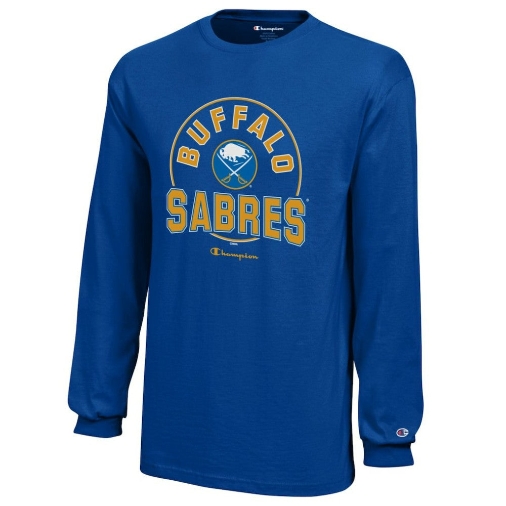Buffalo Sabres Champion Youth Long-Sleeve Jersey T-Shirt - Royal | NHL sale