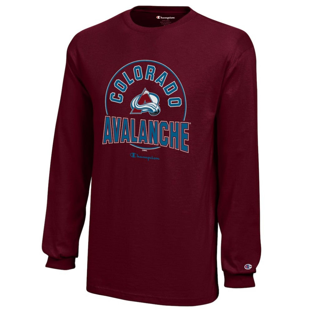Colorado Avalanche Champion Youth Long-Sleeve Jersey T-Shirt - Burgundy | NHL discount