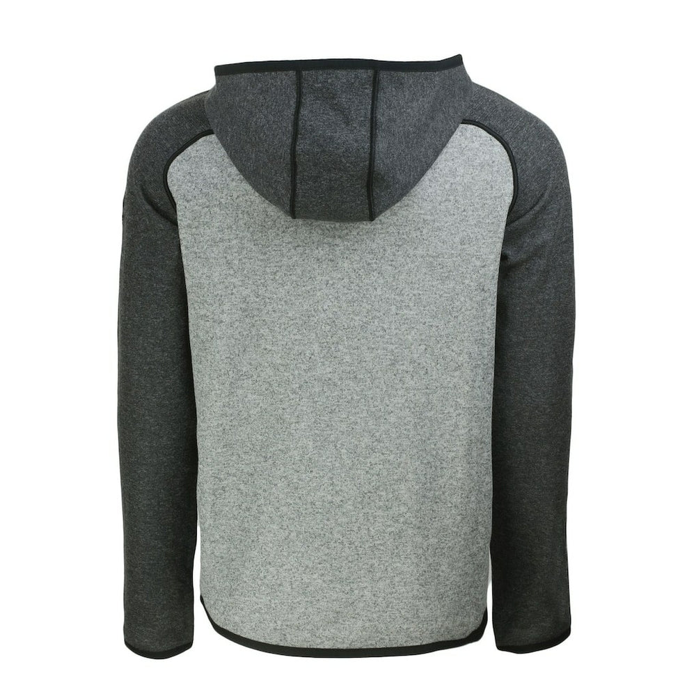 Washington Commanders Cutter & Buck Americana Mainsail Full-Zip Hooded Jacket - Heather Gray/Heather Charcoal - NFL