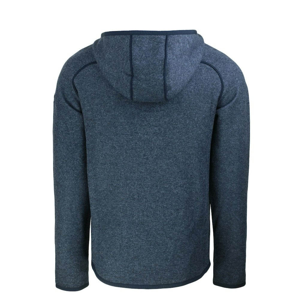 Seattle Seahawks Cutter & Buck Americana Mainsail Full-Zip Hooded Jacket - Heather College Navy - NFL