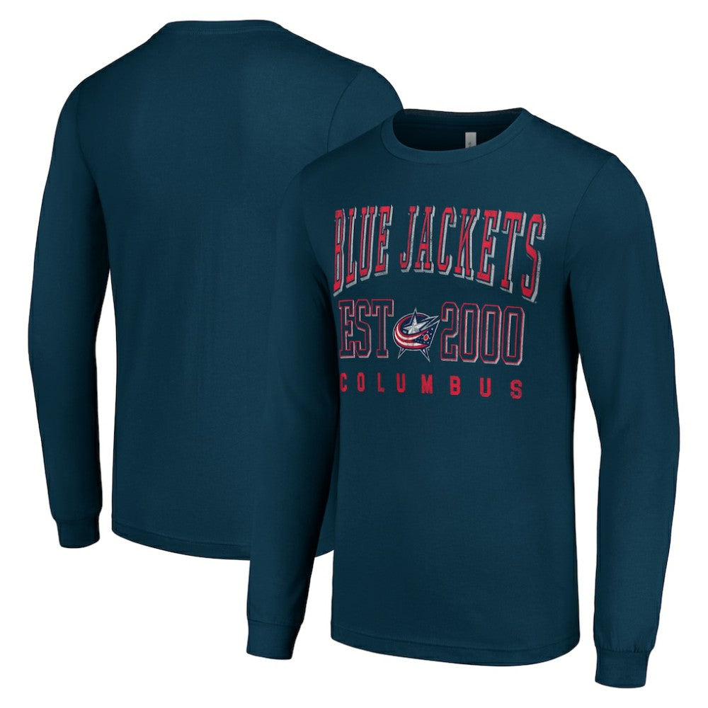Columbus Blue Jackets Starter Logo Graphic Long Sleeve T-Shirt - Navy | NHL near me