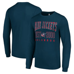 Columbus Blue Jackets Starter Logo Graphic Long Sleeve T-Shirt - Navy | NHL near me