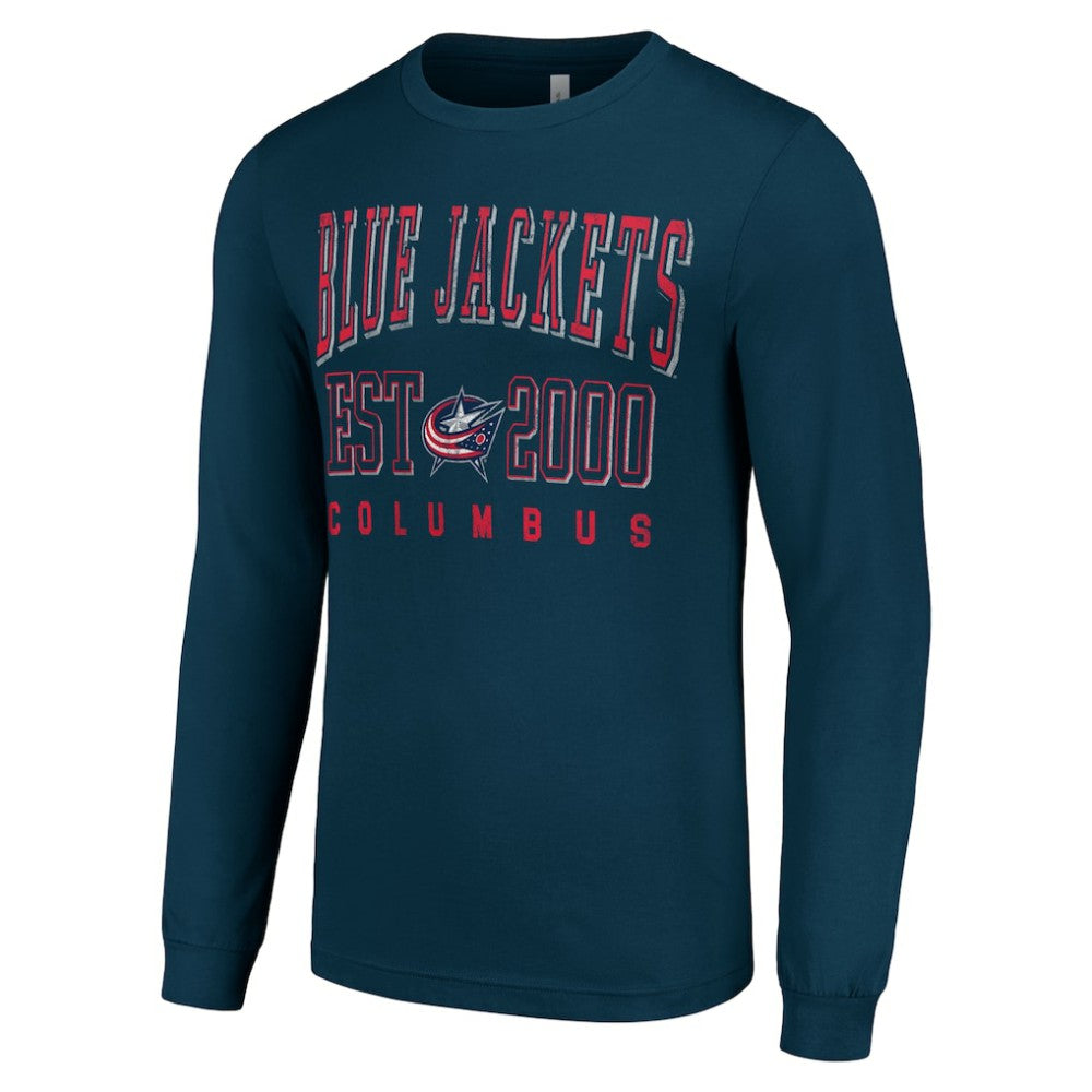 Columbus Blue Jackets Starter Logo Graphic Long Sleeve T-Shirt - Navy | NHL near me