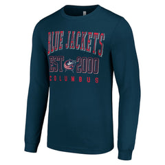 Columbus Blue Jackets Starter Logo Graphic Long Sleeve T-Shirt - Navy | NHL near me