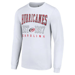 Carolina Hurricanes Starter Logo Graphic Long Sleeve T-Shirt - White | NHL discount