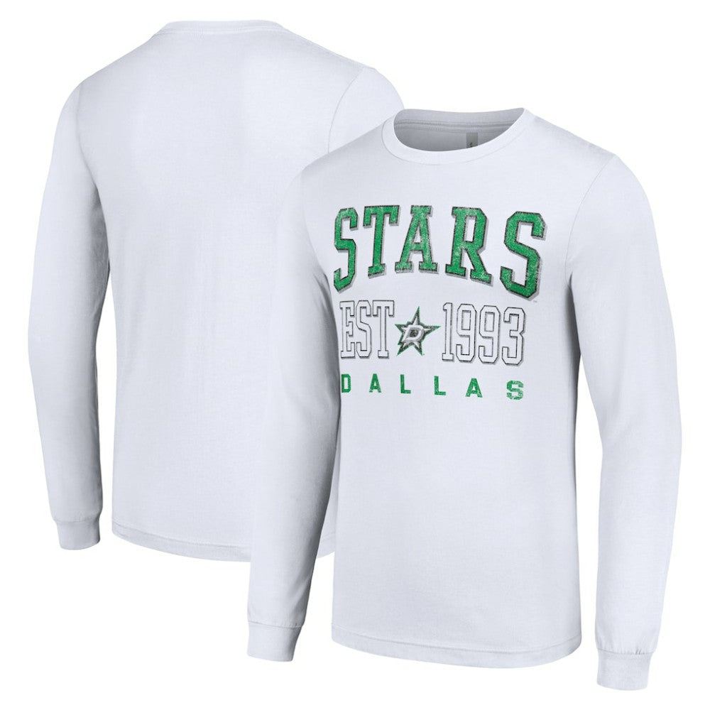 Dallas Stars Starter Logo Graphic Long Sleeve T-Shirt - White | NHL on sale