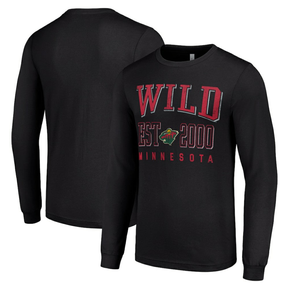Minnesota Wild Starter Logo Graphic Long Sleeve T-Shirt - Black | NHL sale