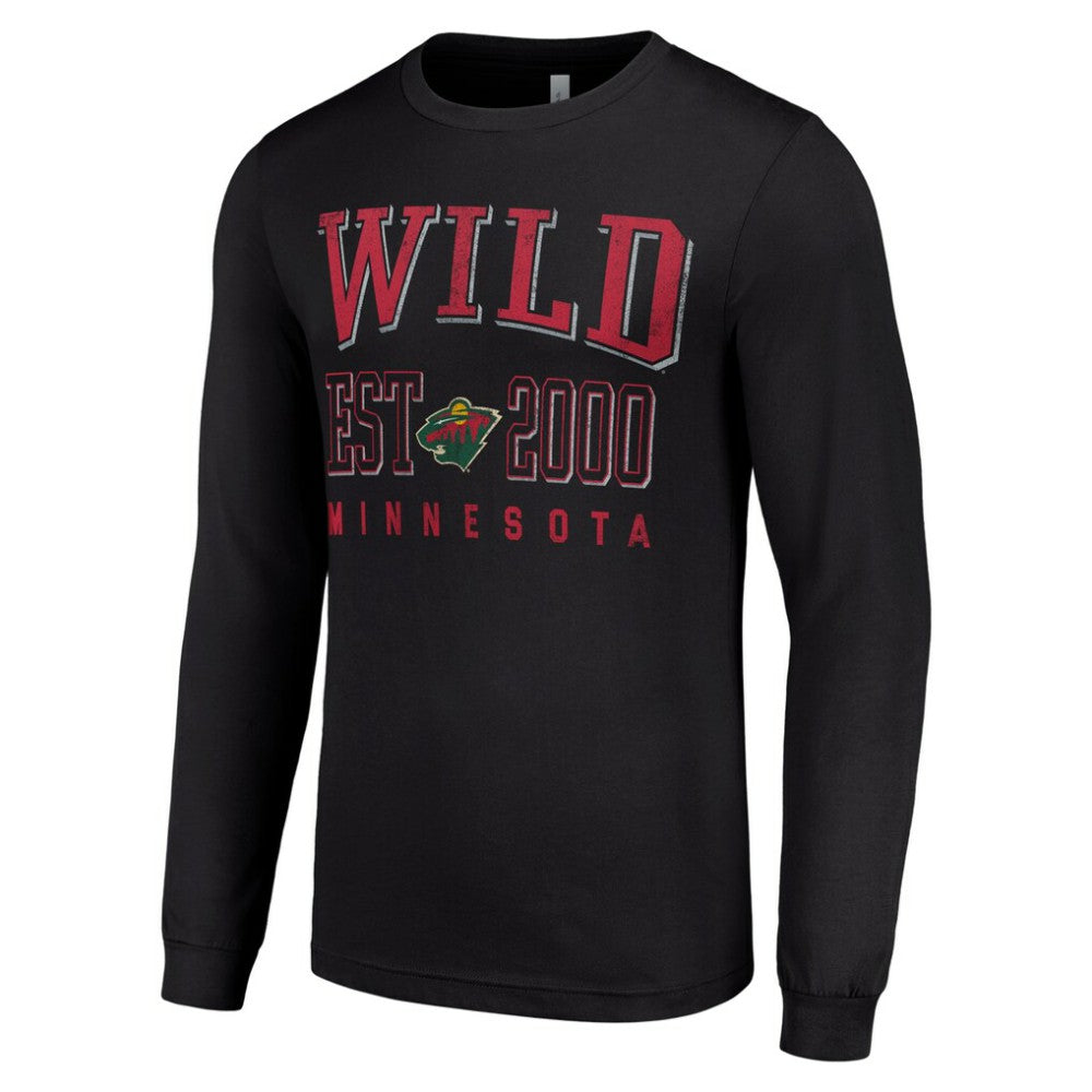 Minnesota Wild Starter Logo Graphic Long Sleeve T-Shirt - Black | NHL sale
