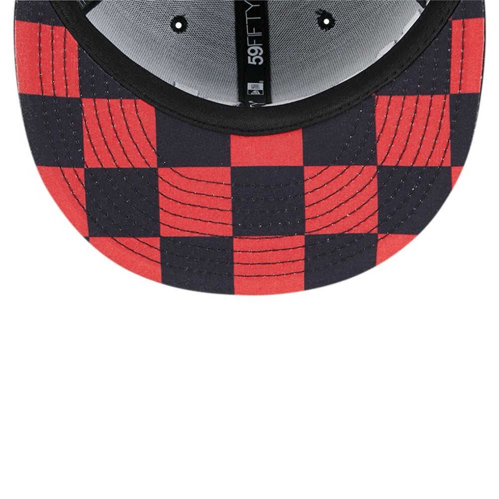 Washington Nationals New Era Checkered Undervisor 59FIFTY Fitted Hat Online