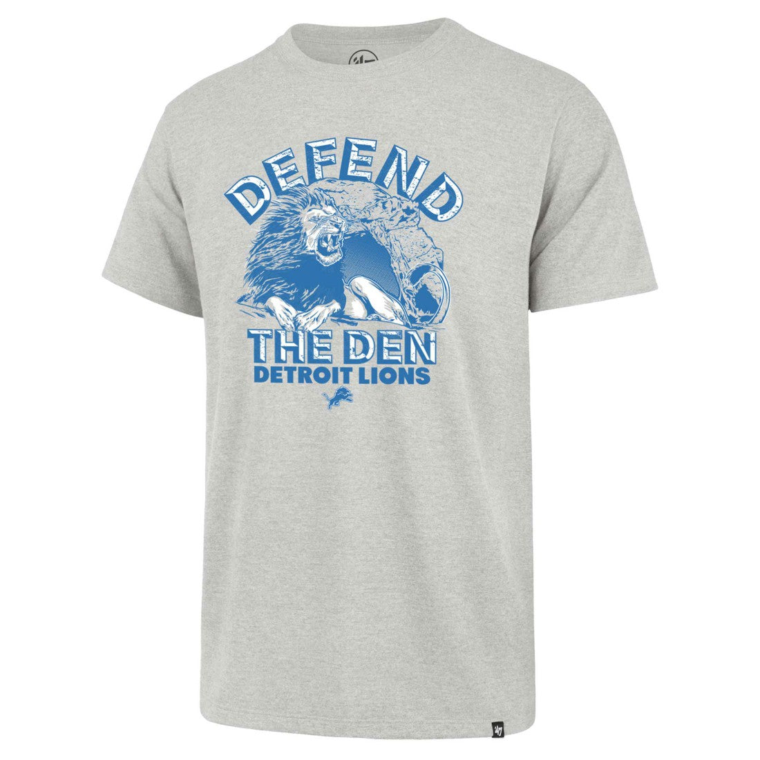 Detroit Lions '47 Regional Franklin T-Shirt - Gray - 47 brand