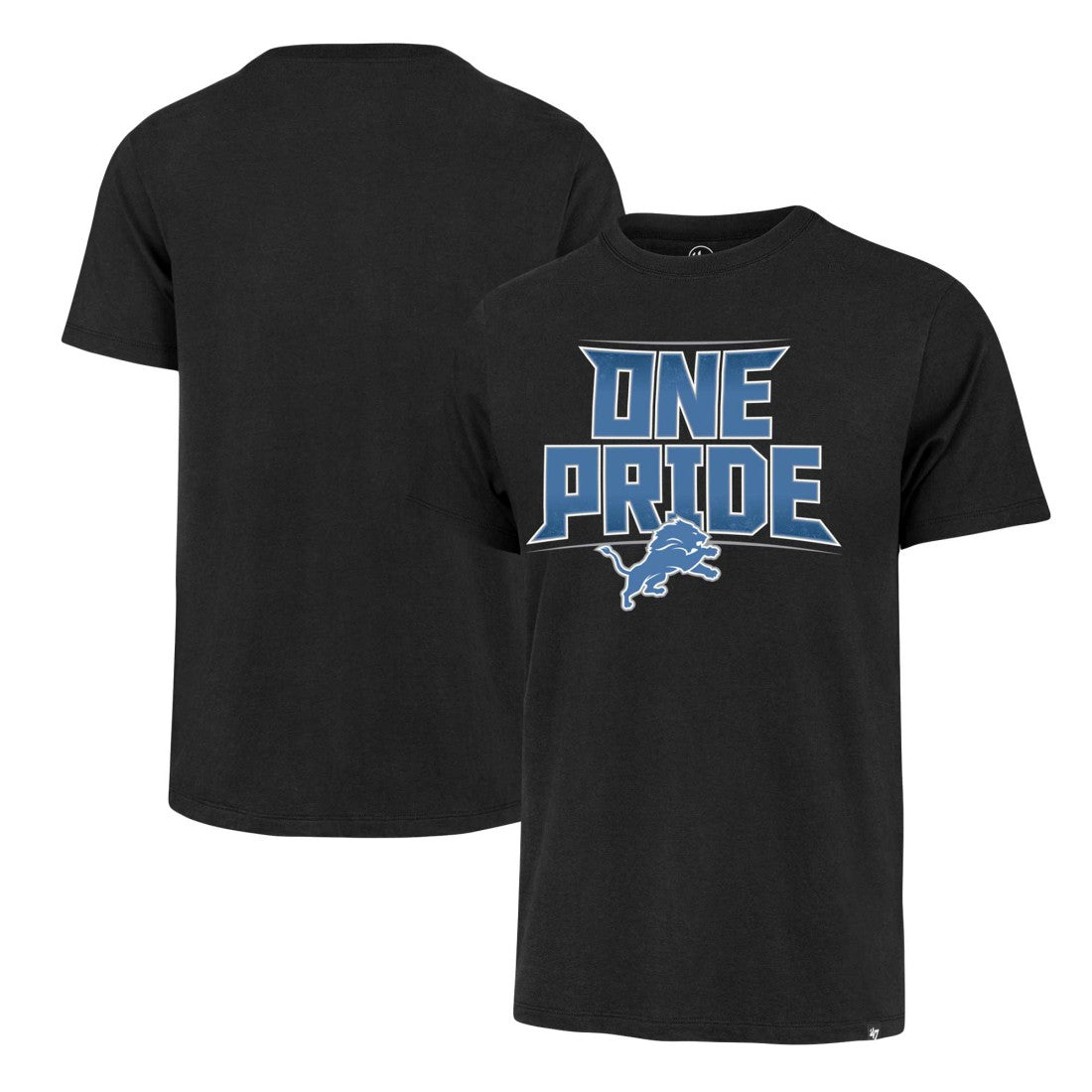 Detroit Lions '47 Regional Franklin T-Shirt - Black - 47 brand