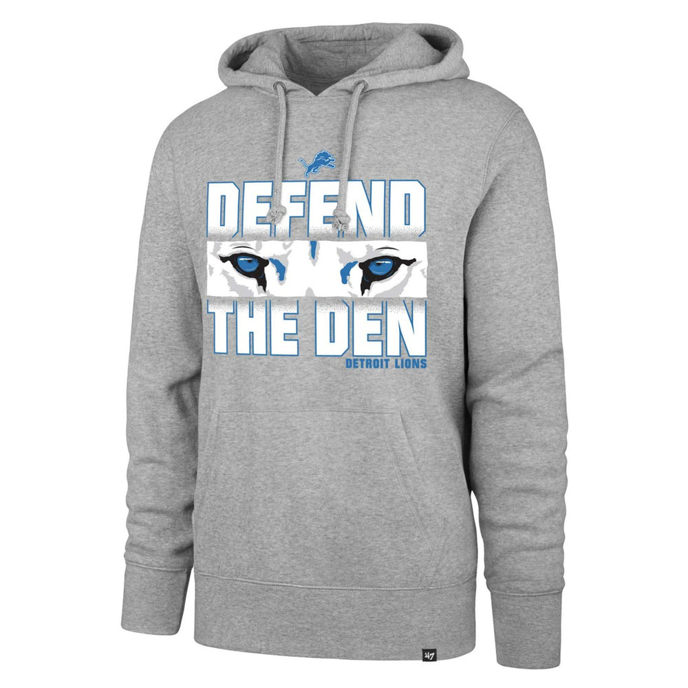 Detroit Lions '47 Regional Headline Pullover Hoodie - Gray - 47 brand