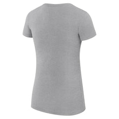 Denver Nuggets G-III 4Her by Carl Banks Women's Super-Slim Fit Lightweight Large City Logo T-Shirt Heather Gray
