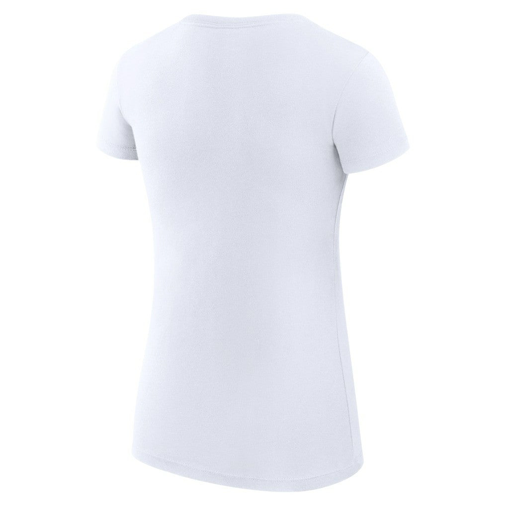 Houston Rockets G-III 4Her by Carl Banks Women's Super-Slim Fit Lightweight Large City Logo T-Shirt White