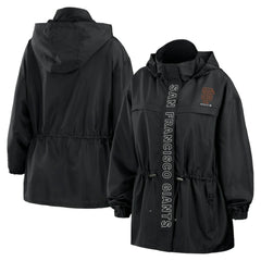San Francisco Giants WEAR by Erin Andrews Women's Full-Zip Windbreaker Hoodie Jacket Online