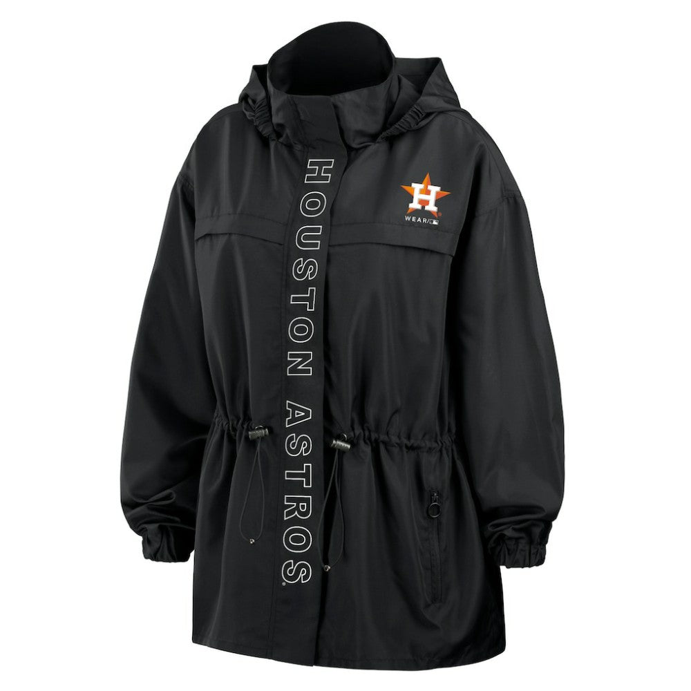 Houston Astros WEAR by Erin Andrews Women's Full-Zip Windbreaker Hoodie Jacket Online