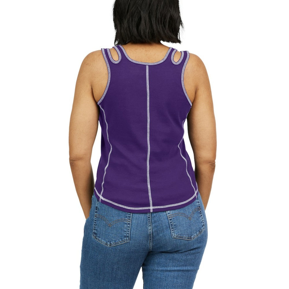 Colorado Rockies WEAR by Erin Andrews Women's Contrast Stitch Tank Top for sale