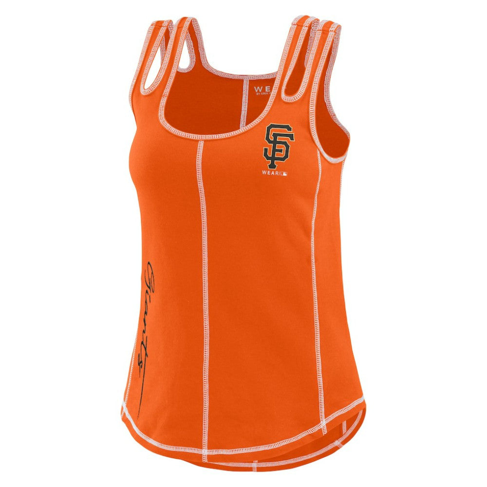 San Francisco Giants WEAR by Erin Andrews Women's Contrast Stitch Tank Top Outlet