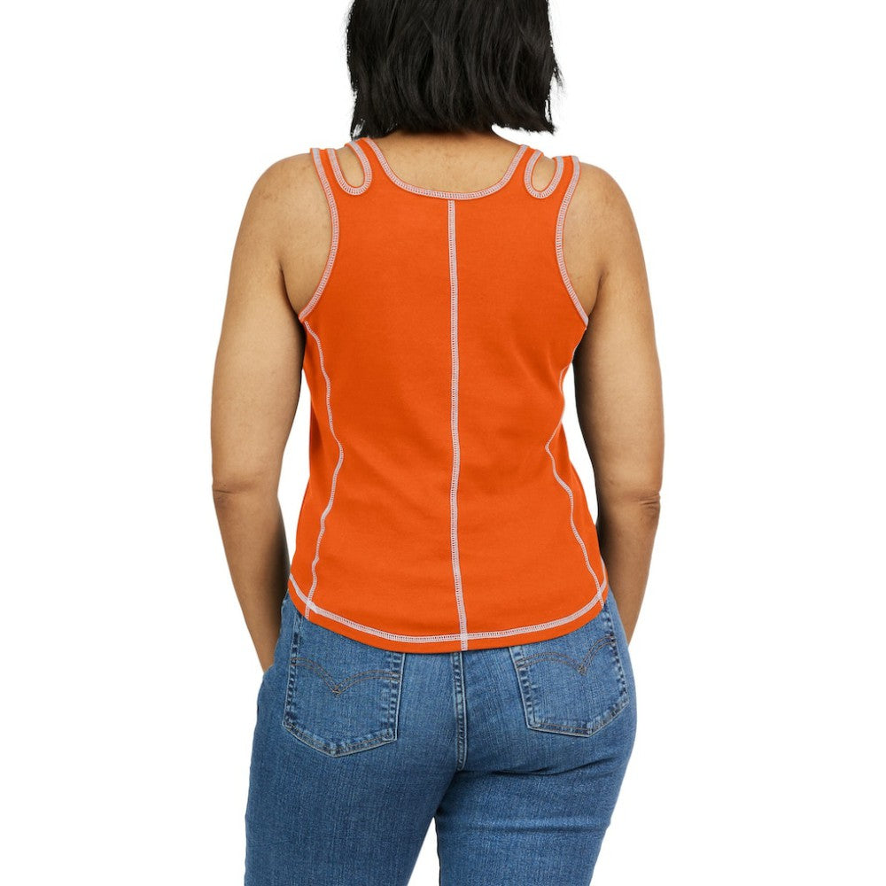 San Francisco Giants WEAR by Erin Andrews Women's Contrast Stitch Tank Top Outlet