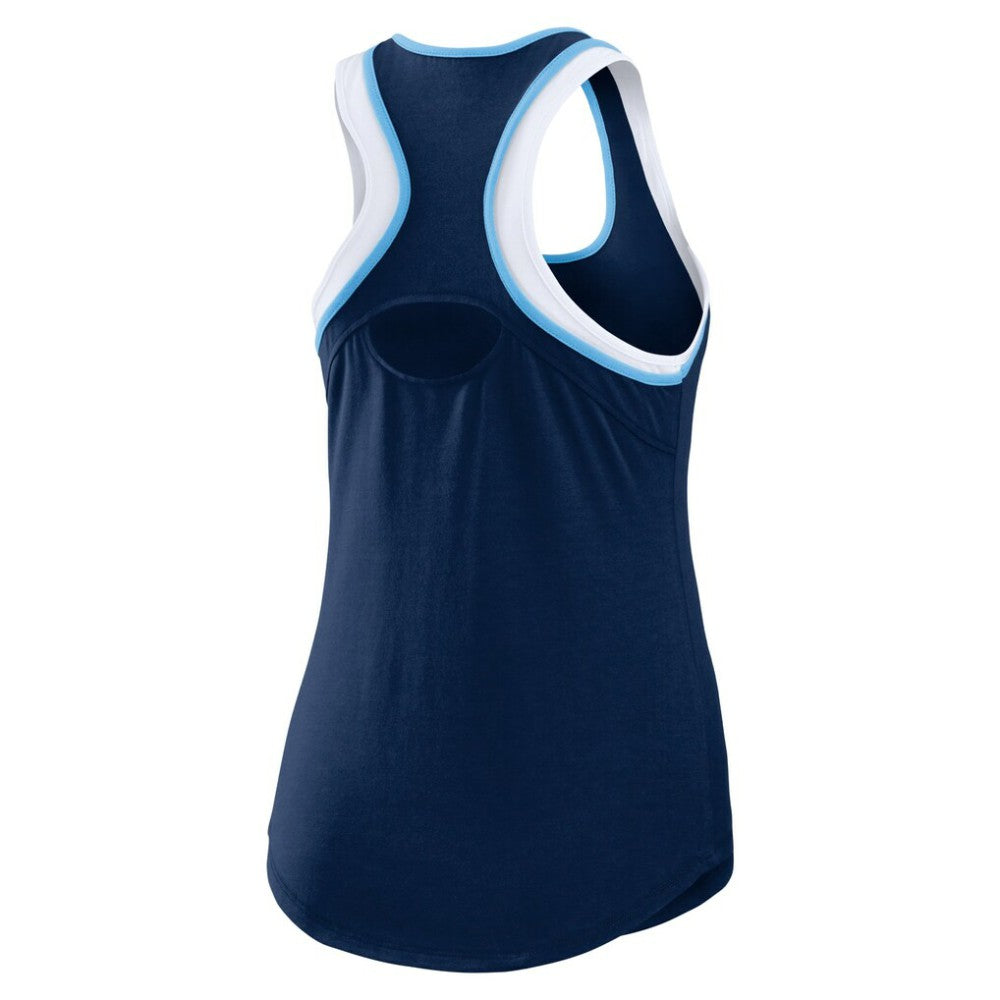 Tampa Bay Rays WEAR by Erin Andrews Women's Colorblock Racerback Tank Top Online