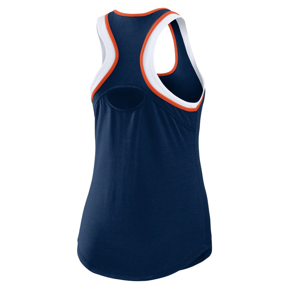 Houston Astros WEAR by Erin Andrews Women's Colorblock Racerback Tank Top Outlet
