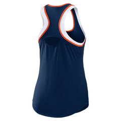 Houston Astros WEAR by Erin Andrews Women's Colorblock Racerback Tank Top Outlet