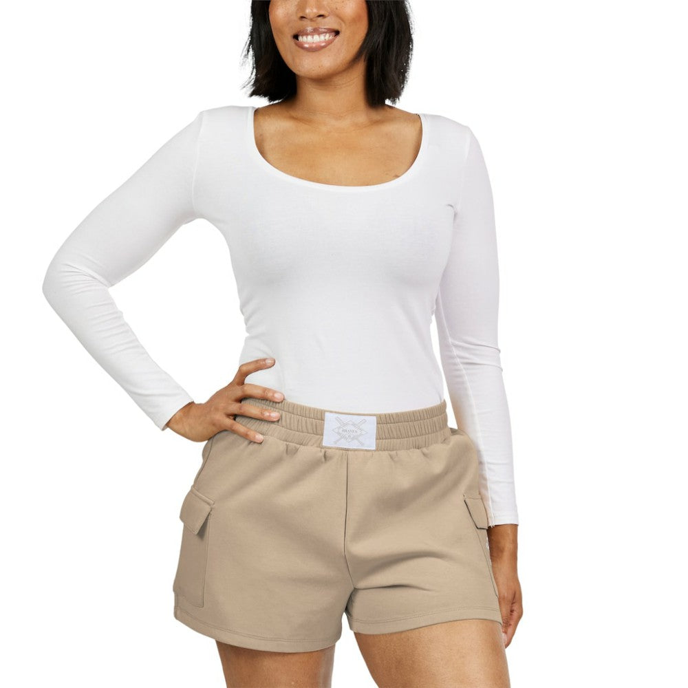 Atlanta Braves WEAR by Erin Andrews Women's Shorts Discount