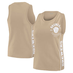 Milwaukee Brewers WEAR by Erin Andrews Women's Tonal Tank Top Outlet