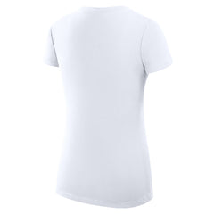 Oklahoma City Thunder G-III 4Her by Carl Banks Women's Super-Slim Fit Lightweight Large City Logo V-Neck T-Shirt White