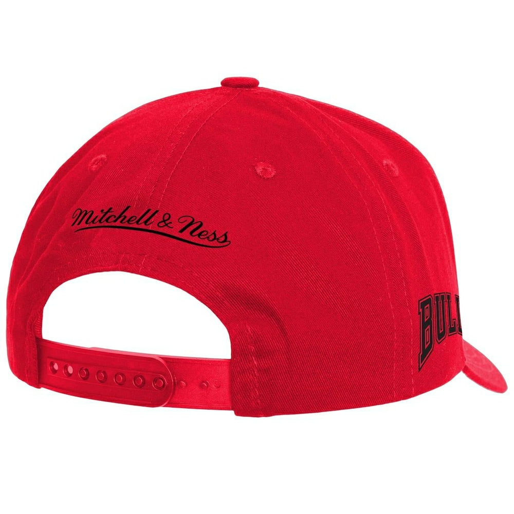 Mitchell & Ness Chicago Bulls Fire Red Pro Crown Snapback Hat Red
