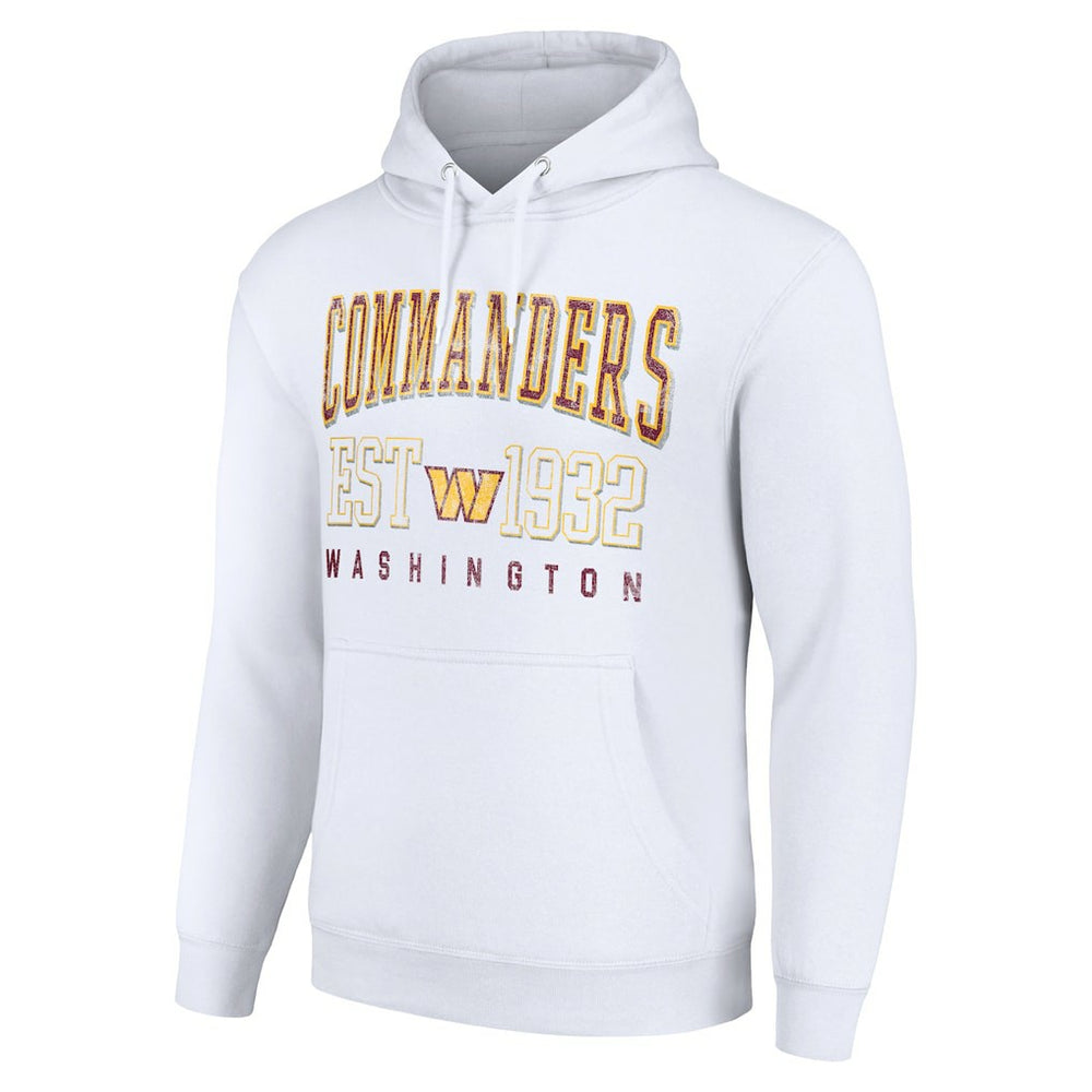 Washington Commanders Starter Unisex Throwback Logo Pullover Hoodie - White - NFL