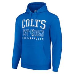 Indianapolis Colts Starter Unisex Throwback Logo Pullover Hoodie - Royal - NFL