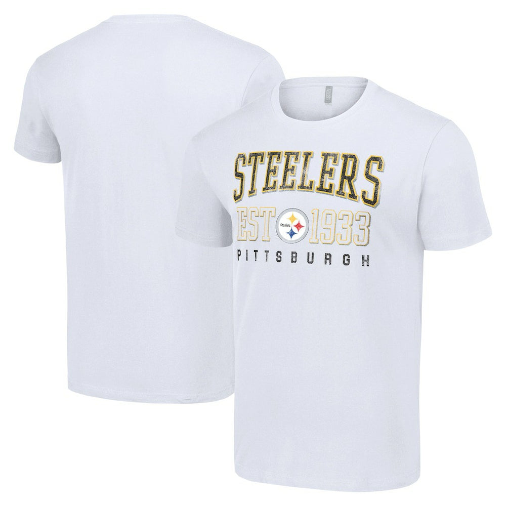 Pittsburgh Steelers Starter Throwback Logo T-Shirt - White - NFL