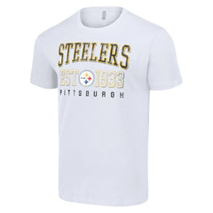 Pittsburgh Steelers Starter Throwback Logo T-Shirt - White - NFL