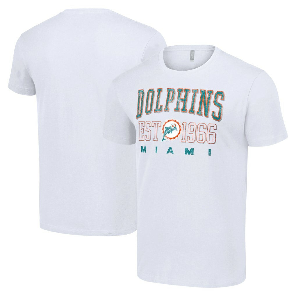 Miami Dolphins Starter Throwback Logo T-Shirt - White - NFL