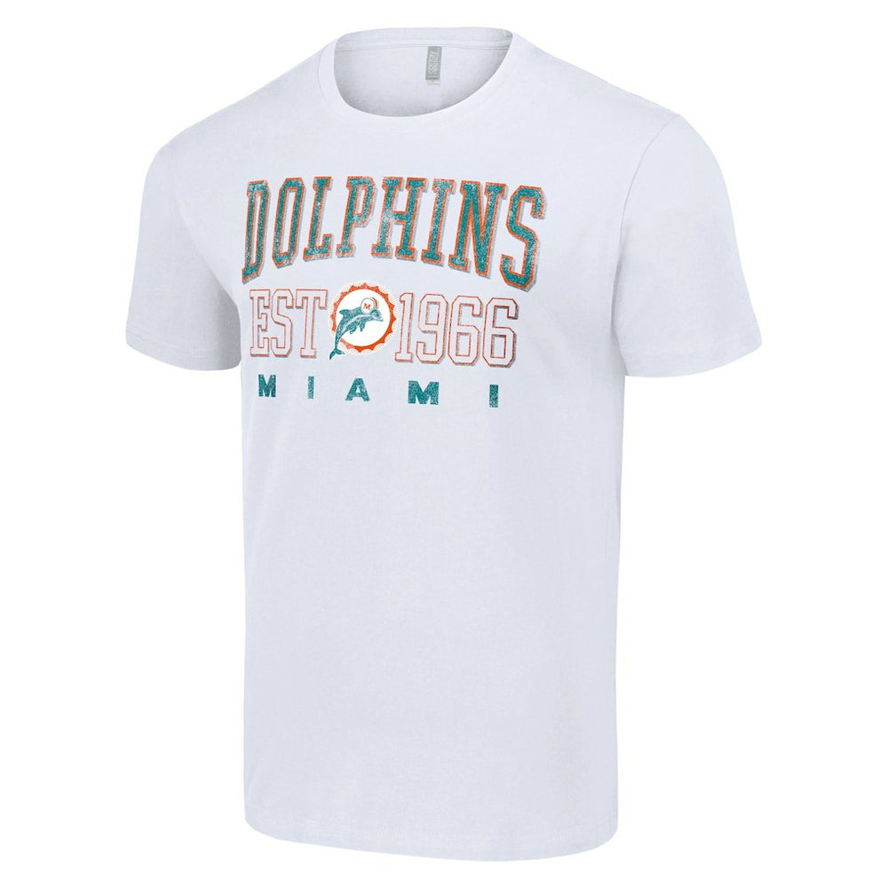 Miami Dolphins Starter Throwback Logo T-Shirt - White - NFL
