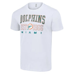 Miami Dolphins Starter Throwback Logo T-Shirt - White - NFL