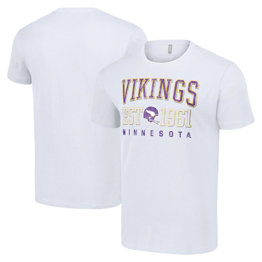 Minnesota Vikings Starter Throwback Logo T-Shirt - White - NFL