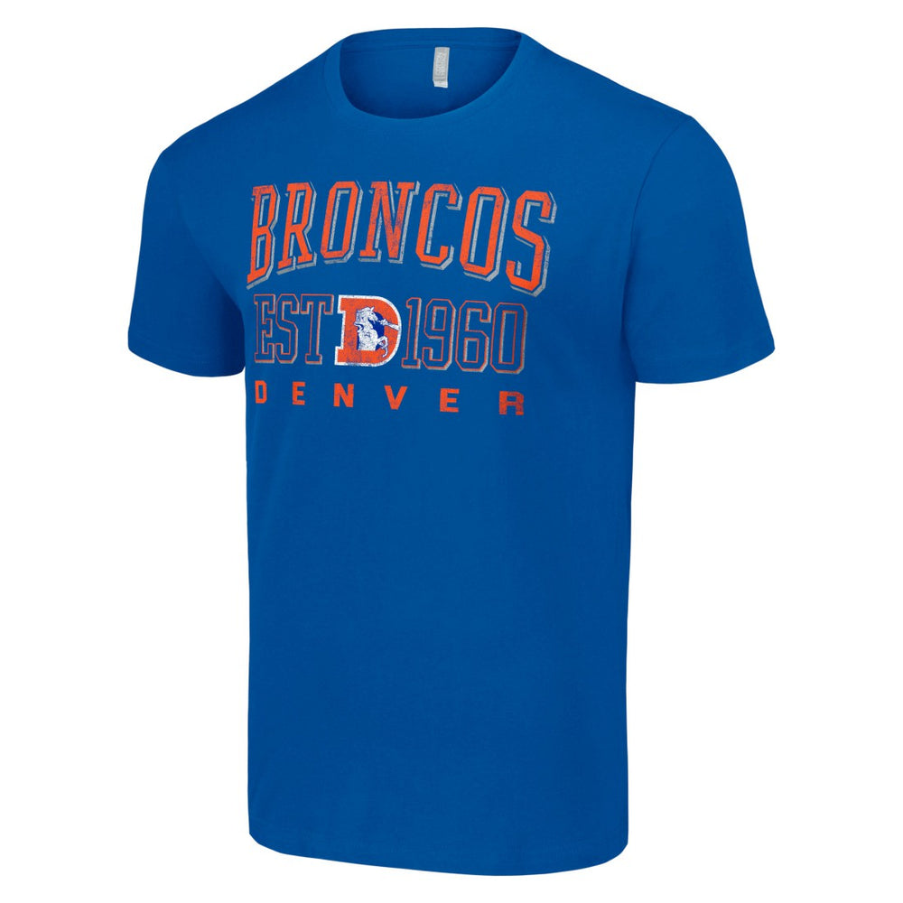 Denver Broncos Starter Throwback Logo T-Shirt - Royal - NFL