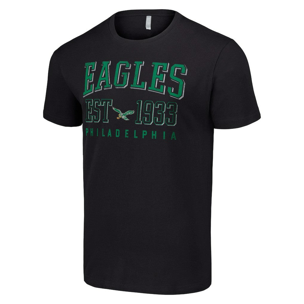 Philadelphia Eagles Starter Throwback Logo T-Shirt - Black - NFL