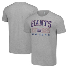 New York Giants Starter Throwback Logo T-Shirt - Heather Gray - NFL