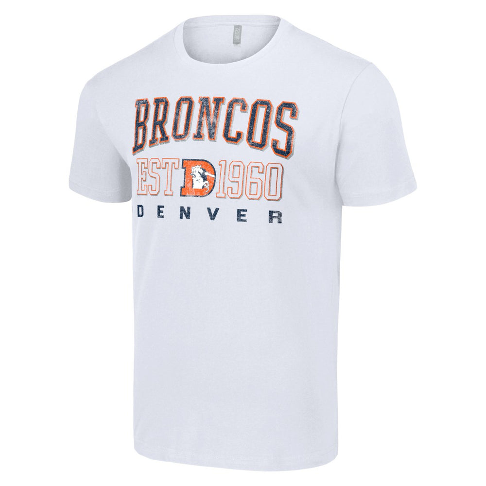 Denver Broncos Starter Throwback Logo T-Shirt - White - NFL