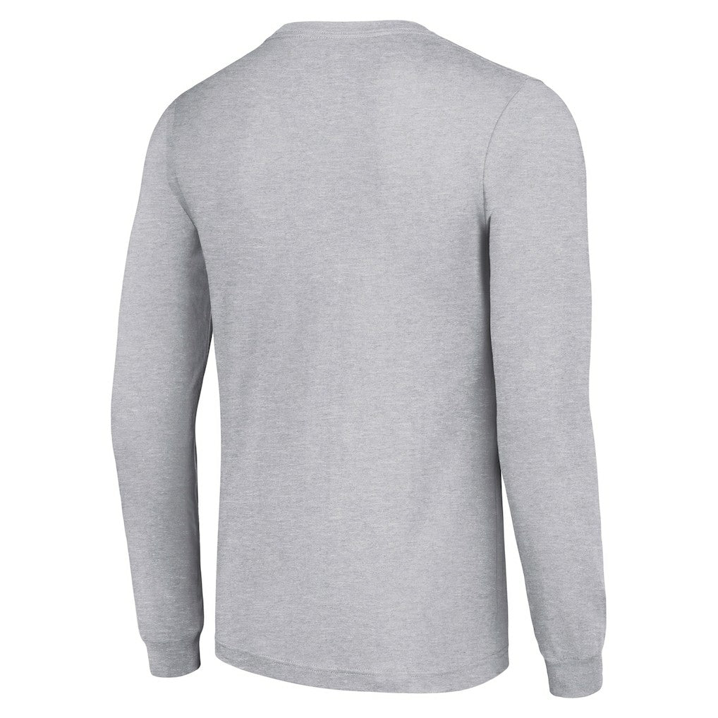 Pittsburgh Steelers Starter Throwback Logo Long Sleeve T-Shirt - Heather Gray - NFL
