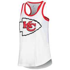 Kansas City Chiefs G-III 4Her by Carl Banks Women's Tater Racerback Tank Top - White - NFL