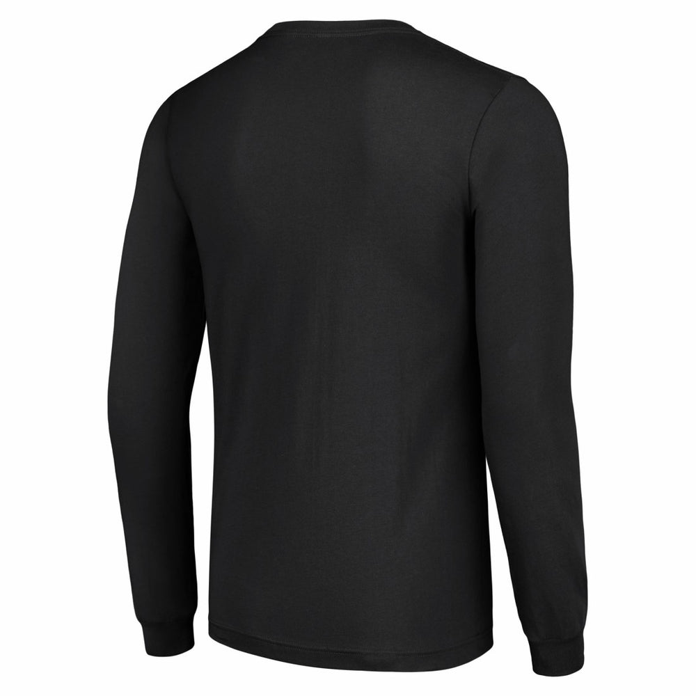 Green Bay Packers Starter Half Helmet Logo Long Sleeve T-Shirt - Black - NFL