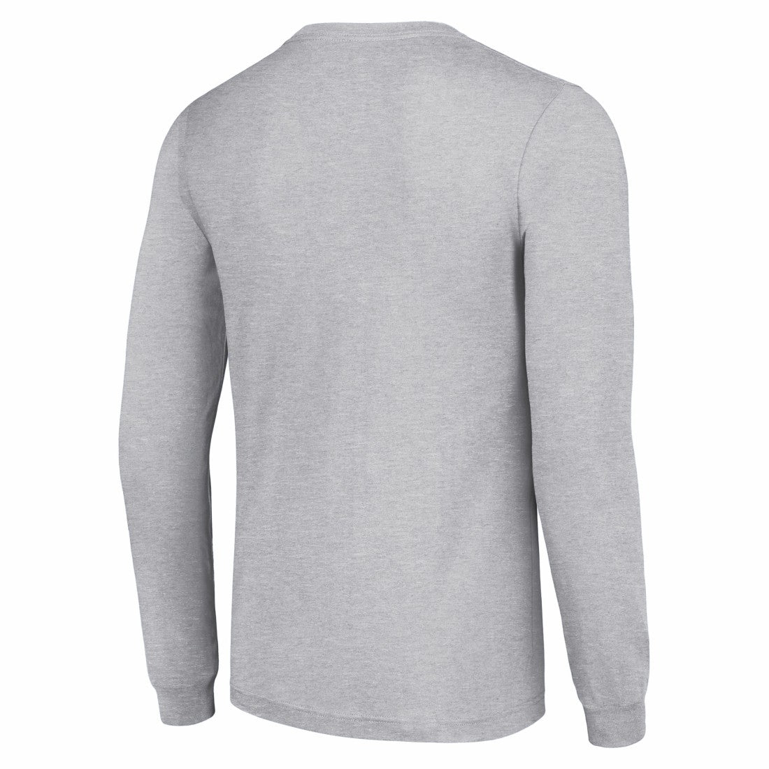 Detroit Lions Starter Half Helmet Logo Long Sleeve Heathered T-Shirt - Heather Gray - NFL