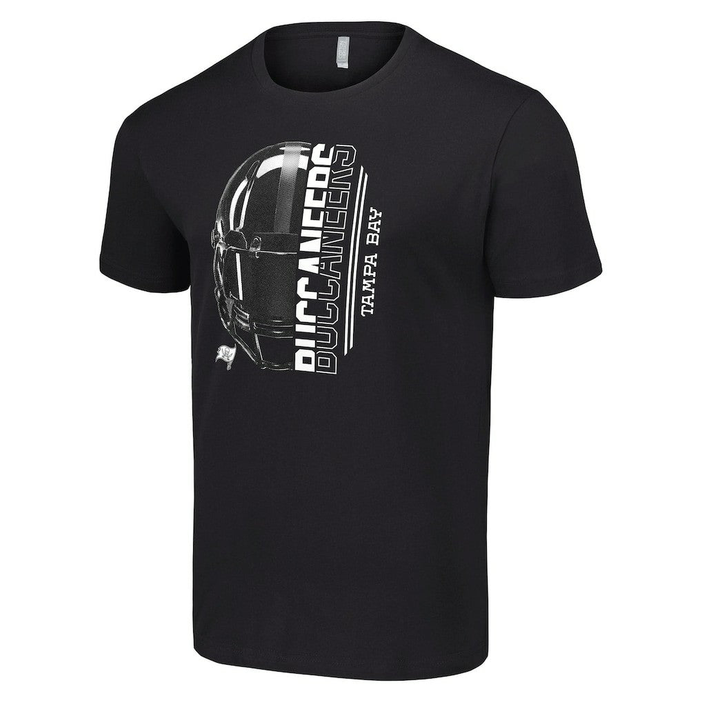 Tampa Bay Buccaneers Starter Half Helmet Logo T-Shirt - Black - NFL