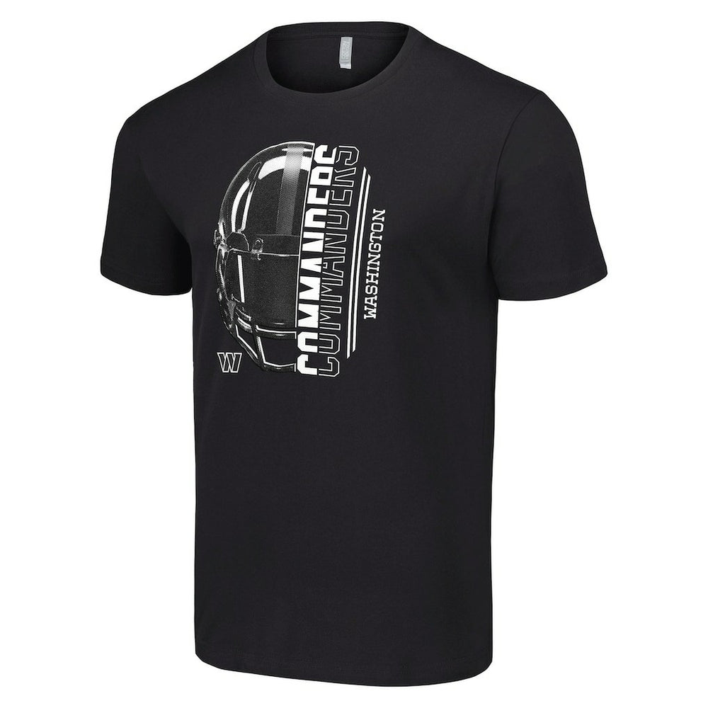 Washington Commanders Starter Half Helmet Logo T-Shirt - Black - NFL